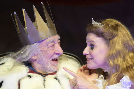 Theaterprobe 'Der König stirbt' in Dessau-Roßlau