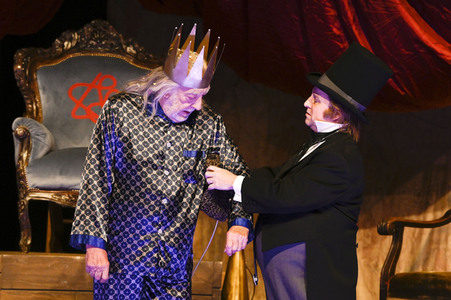 Theaterprobe 'Der König stirbt' in Dessau-Roßlau