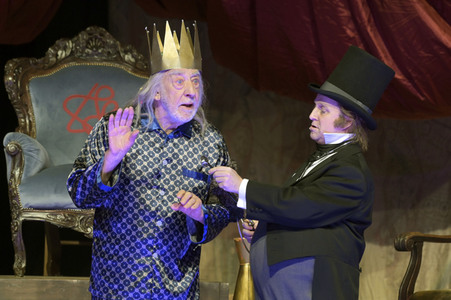 Theaterprobe 'Der König stirbt' in Dessau-Roßlau