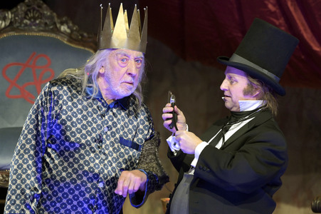 Theaterprobe 'Der König stirbt' in Dessau-Roßlau