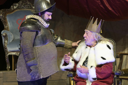 Theaterprobe 'Der König stirbt' in Dessau-Roßlau