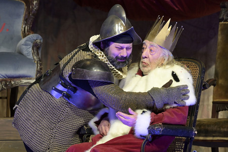 Theaterprobe 'Der König stirbt' in Dessau-Roßlau