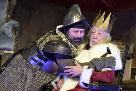 Theaterprobe 'Der König stirbt' in Dessau-Roßlau
