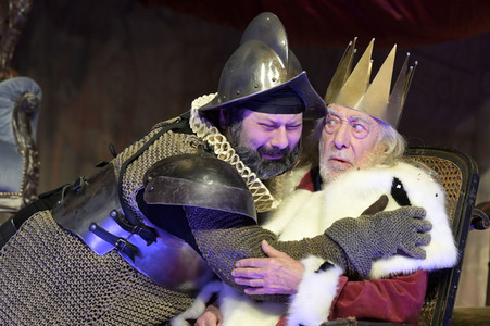 Theaterprobe 'Der König stirbt' in Dessau-Roßlau