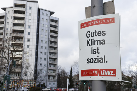 Wahlkampagne zur Wiederholungswahl zum Abgeordnetenhaus in Berlin