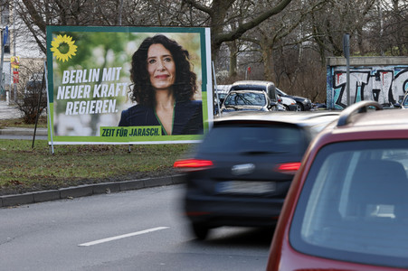 Wahlkampagne zur Wiederholungswahl zum Abgeordnetenhaus in Berlin