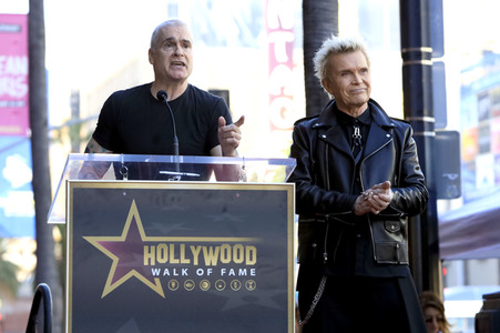 Billy Idol erhält einen Stern auf dem Hollywood Walk of Fame in Los Angeles