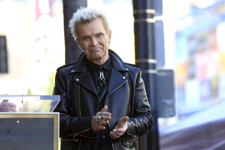 Billy Idol erhält einen Stern auf dem Hollywood Walk of Fame in Los Angeles