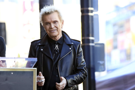 Billy Idol erhält einen Stern auf dem Hollywood Walk of Fame in Los Angeles