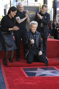 Billy Idol erhält einen Stern auf dem Hollywood Walk of Fame in Los Angeles