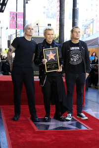 Billy Idol erhält einen Stern auf dem Hollywood Walk of Fame in Los Angeles