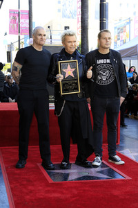 Billy Idol erhält einen Stern auf dem Hollywood Walk of Fame in Los Angeles