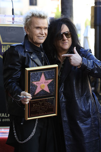 Billy Idol erhält einen Stern auf dem Hollywood Walk of Fame in Los Angeles