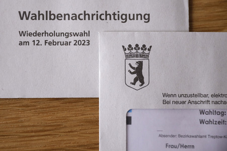 Symbolfoto Wahlbenachrichtigung