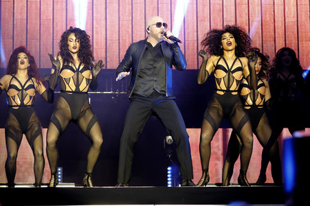 Auftritt von Pitbull in Los Angeles