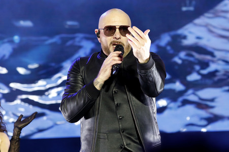 Auftritt von Pitbull in Los Angeles