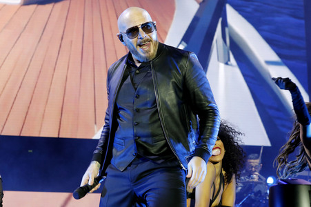 Auftritt von Pitbull in Los Angeles