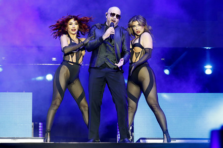 Auftritt von Pitbull in Los Angeles