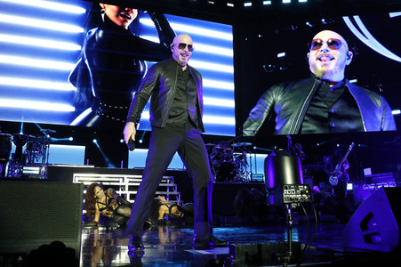 Auftritt von Pitbull in Los Angeles