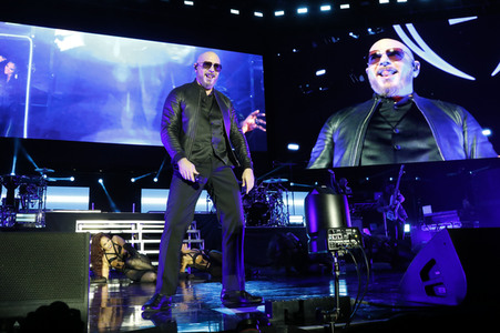 Auftritt von Pitbull in Los Angeles
