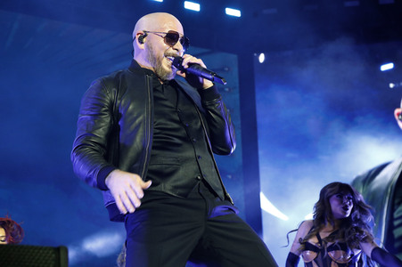 Auftritt von Pitbull in Los Angeles
