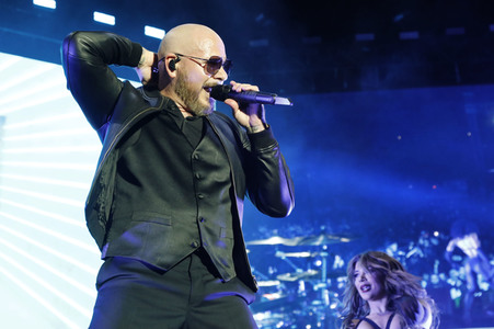 Auftritt von Pitbull in Los Angeles