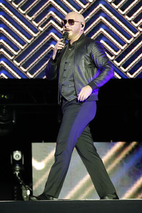Auftritt von Pitbull in Los Angeles