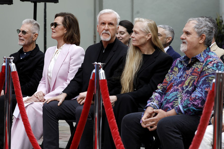 Hand and Footprint Ceremony mit James Cameron und Jon Landau in Los Angeles