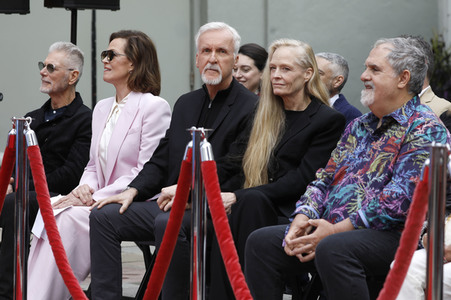 Hand and Footprint Ceremony mit James Cameron und Jon Landau in Los Angeles