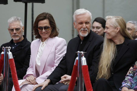 Hand and Footprint Ceremony mit James Cameron und Jon Landau in Los Angeles