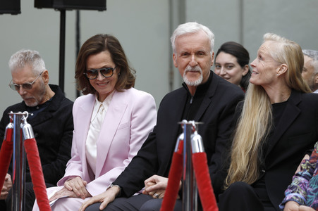 Hand and Footprint Ceremony mit James Cameron und Jon Landau in Los Angeles