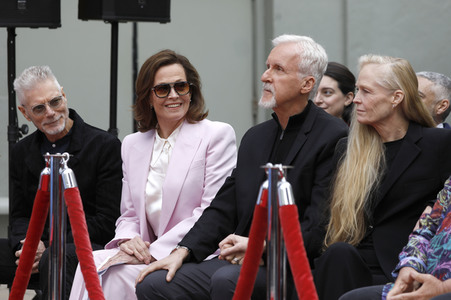 Hand and Footprint Ceremony mit James Cameron und Jon Landau in Los Angeles