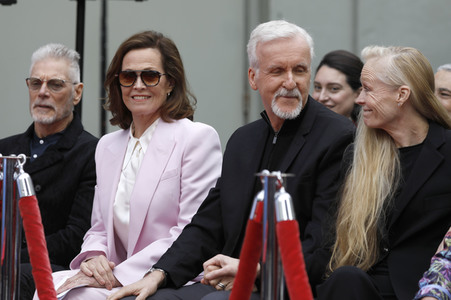 Hand and Footprint Ceremony mit James Cameron und Jon Landau in Los Angeles