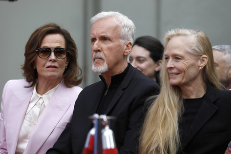 Hand and Footprint Ceremony mit James Cameron und Jon Landau in Los Angeles