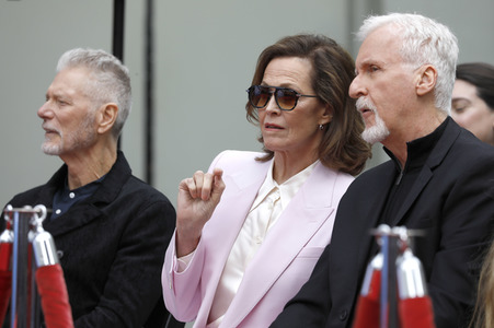 Hand and Footprint Ceremony mit James Cameron und Jon Landau in Los Angeles