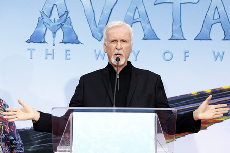 Hand and Footprint Ceremony mit James Cameron und Jon Landau in Los Angeles