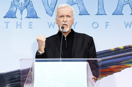 Hand and Footprint Ceremony mit James Cameron und Jon Landau in Los Angeles
