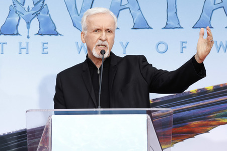 Hand and Footprint Ceremony mit James Cameron und Jon Landau in Los Angeles