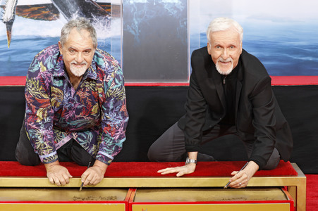 Hand and Footprint Ceremony mit James Cameron und Jon Landau in Los Angeles