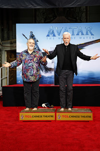 Hand and Footprint Ceremony mit James Cameron und Jon Landau in Los Angeles