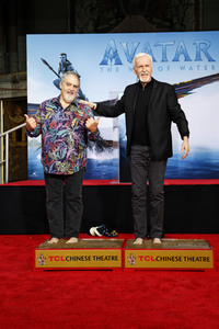 Hand and Footprint Ceremony mit James Cameron und Jon Landau in Los Angeles