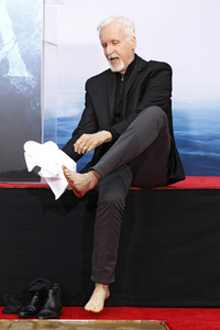 Hand and Footprint Ceremony mit James Cameron und Jon Landau in Los Angeles