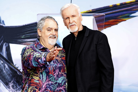 Hand and Footprint Ceremony mit James Cameron und Jon Landau in Los Angeles