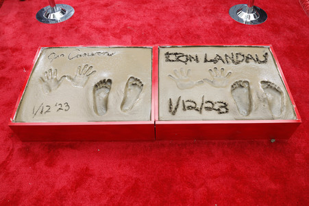 Hand and Footprint Ceremony mit James Cameron und Jon Landau in Los Angeles