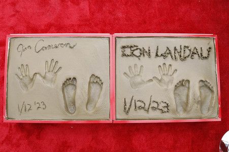 Hand and Footprint Ceremony mit James Cameron und Jon Landau in Los Angeles