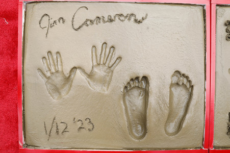 Hand and Footprint Ceremony mit James Cameron und Jon Landau in Los Angeles