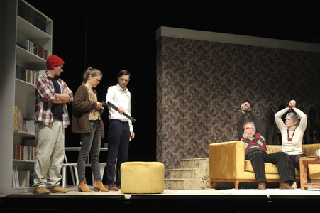 Theaterprobe 'De leven Öllern' in Hamburg