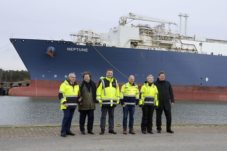 Offizielle Inbetriebnahme des LNG-Terminals 'Deutsche Ostsee' in Lubmin