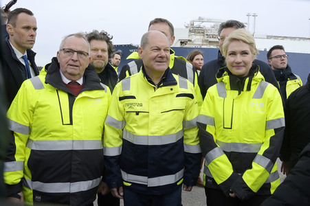 Offizielle Inbetriebnahme des LNG-Terminals 'Deutsche Ostsee' in Lubmin