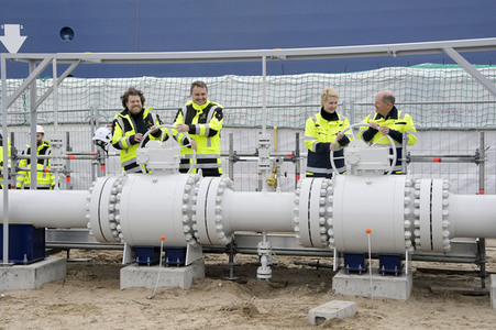 Offizielle Inbetriebnahme des LNG-Terminals 'Deutsche Ostsee' in Lubmin